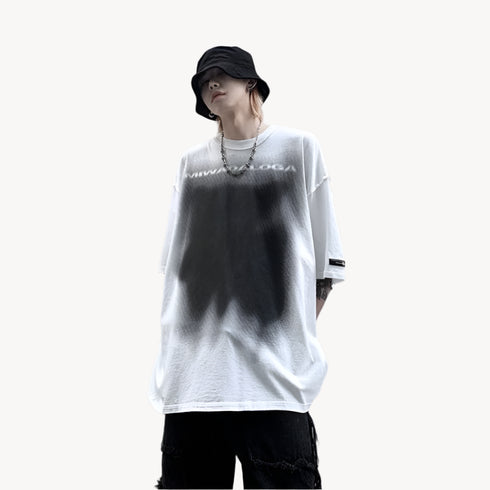 Graffiti Abstract Pattern Summer Graphic Oversized Tee